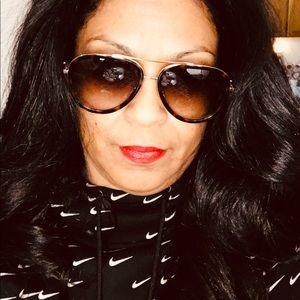 Authentic Gucci Havana Aviator Sunglasses